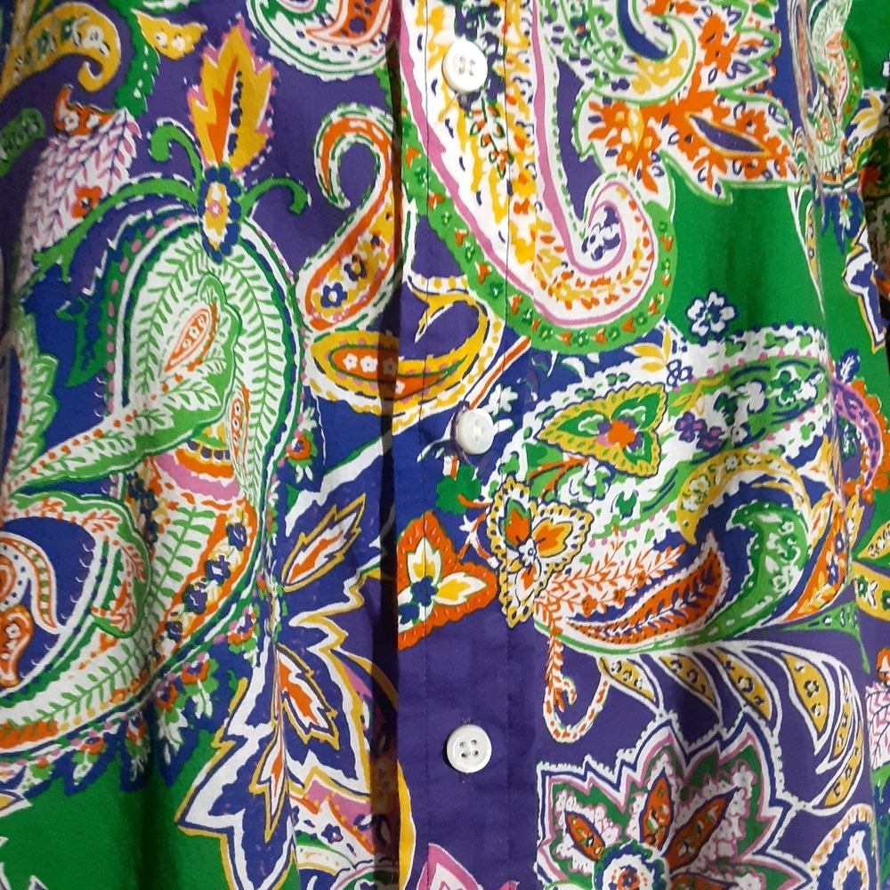 Ralph Lauren Paisley Shirt - Picture 3 of 4